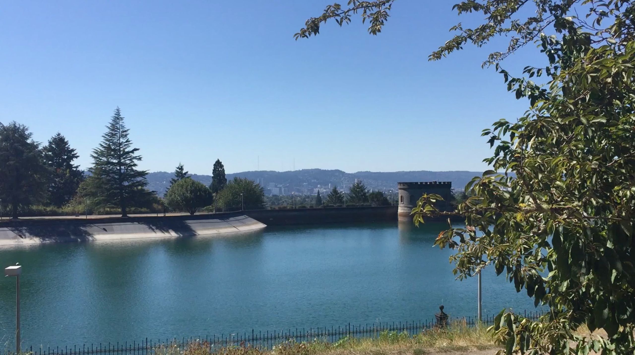 View from Mt. Tabor Park in Portland, OR